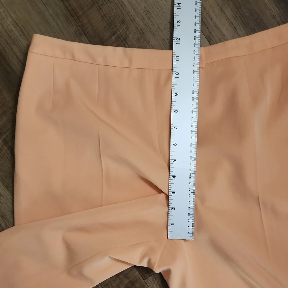 Harve Benard Peach Tailored Set Blazer & Pants Size 16 Vintage Chic Power Suit